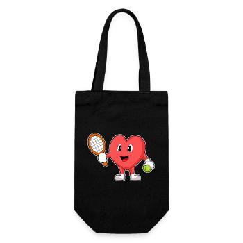 Raquette de tennis Heart Tennis - Sac à bouteille - noir - Devant