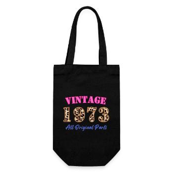 Anniversaire né en 1973 - Sac à bouteille - noir - Devant