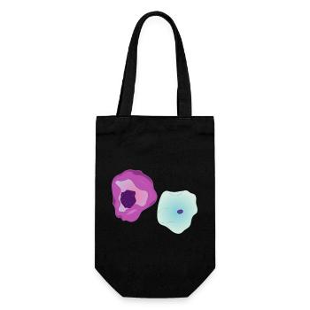 Cytology and cells - Gift Bag for Bottles - black - Front
