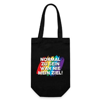 Schullehrerin Lehrerin - Geschenkbeutel für Flaschen - Schwarz - Vorne