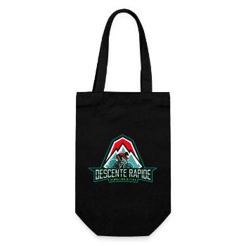 Mountainbiken Downhill Sport Extreme Mountain Adventure - Geschenkbeutel für Flaschen - Schwarz - Vorne