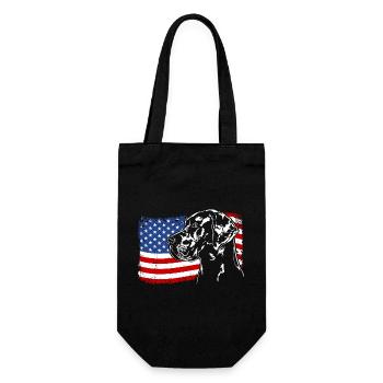 Dogue Allemand Drapeau Chiens Wilsigns - Sac à bouteille - noir - Devant