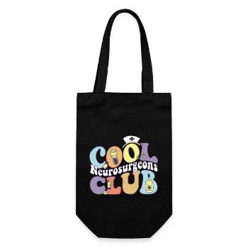 Cool Neurosurgeons Club Neurology Practitioner - Geschenkbeutel für Flaschen - Schwarz - Vorne
