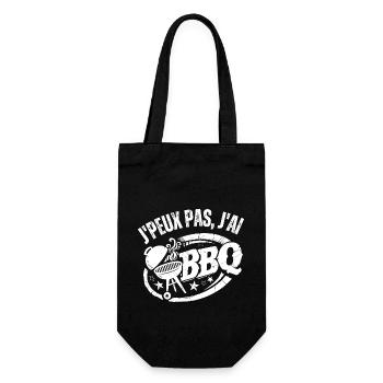 J PEUX PAS J AI barbecue BBQ 2 - Sac à bouteille - noir - Devant