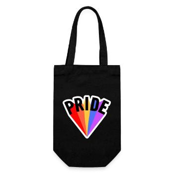 PRIDE LGBTQ+ MOTIFS - Gift Bag for Bottles - black - Front