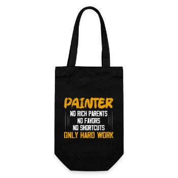 Painter - No Rich Parents Profession Job - Geschenkbeutel für Flaschen - Schwarz - Vorne