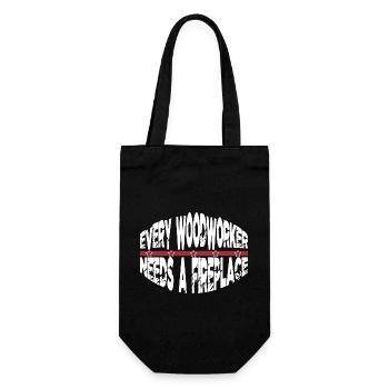 Idée présente Hearbeat Union T-shirts charpentiers - Sac à bouteille - noir - Devant