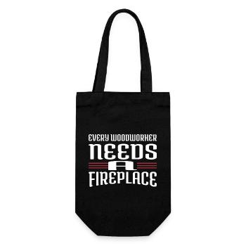 Dictons de coupe Permet de jouer aux t-shirts de charpentier - Sac à bouteille - noir - Devant