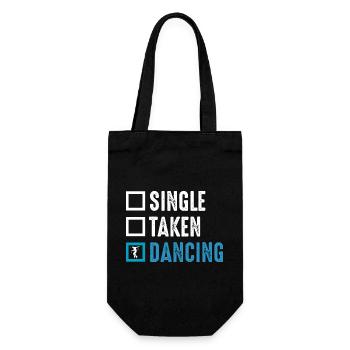 Dancing Dance Music - Gift Bag for Bottles - black - Front