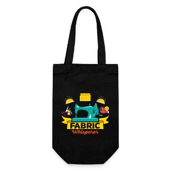 Machine à coudre d’artisanat de chuchoteur de tissu - Sac à bouteille - noir - Devant