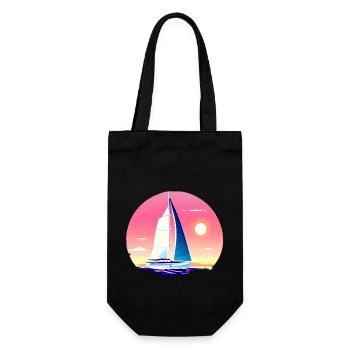 voilier voilier voilier voilier voilier voilier - Sac à bouteille - noir - Devant