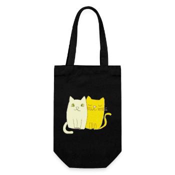 Impressionnisme de chat - Sac à bouteille - noir - Devant