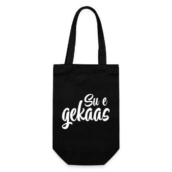 Su e gekaas - Geschenkbeutel für Flaschen - Schwarz - Vorne
