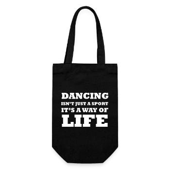 Danse Musique de danse - Sac à bouteille - noir - Devant