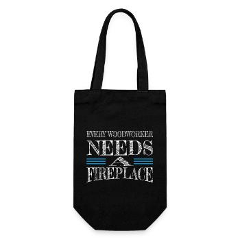 Great Dane fun I never no funny wine glass - Gift Bag for Bottles - black - Front