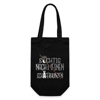 astronomy lovers joke statement gift - Geschenkbeutel für Flaschen - Schwarz - Vorne