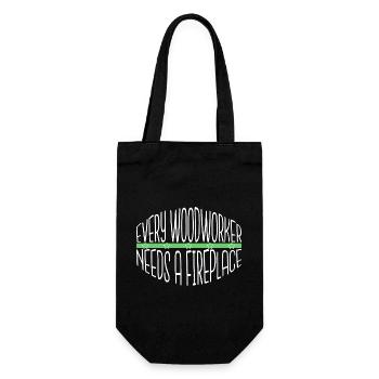 funny quote counterculture funky pride cool happy - Geschenkbeutel für Flaschen - Schwarz - Vorne