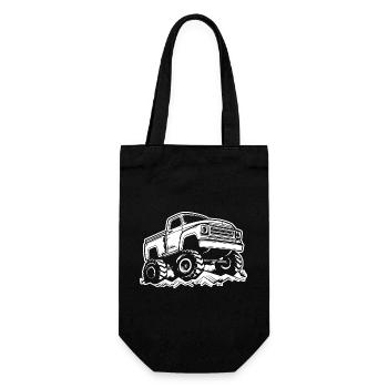 Monster Truck Monster Truck Lover Fan - Gift Bag for Bottles - black - Front