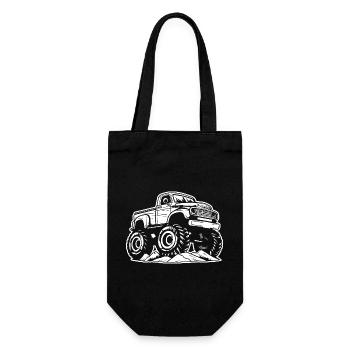 Monster Truck Monster Truck Lover Fan - Gift Bag for Bottles - black - Front