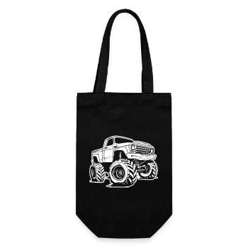 Monster Truck Monster Truck Lover Fan - Gift Bag for Bottles - black - Front