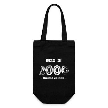 BORN IN 2000 - limited edition - Geschenkbeutel für Flaschen - Schwarz - Vorne