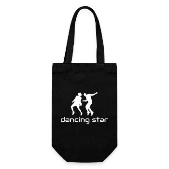 Dancing Dance Music - Geschenkbeutel für Flaschen - Schwarz - Vorne