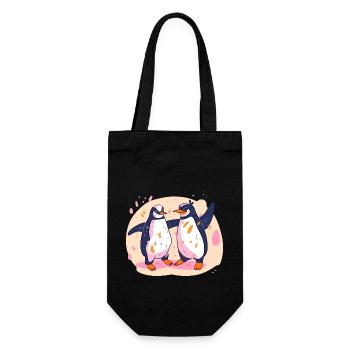La danse des pingouins n 2 - Sac à bouteille - noir - Devant
