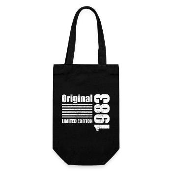 1983 Year Original Limited Edition - Gift Bag for Bottles - black - Front