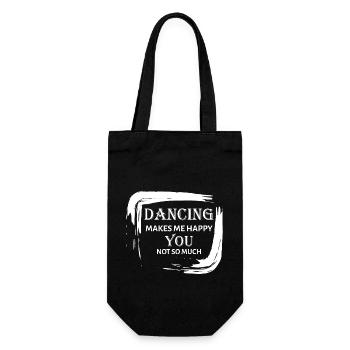Danse Musique de danse - Sac à bouteille - noir - Devant