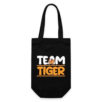 Tiger motif - Gift Bag for Bottles - black - Front