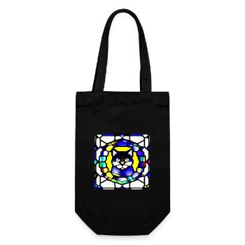 Glas Cat - Geschenkbeutel für Flaschen - Schwarz - Vorne