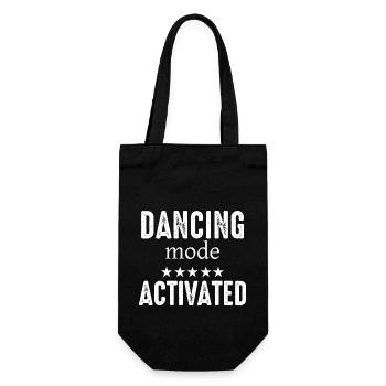Danse Musique de danse - Sac à bouteille - noir - Devant