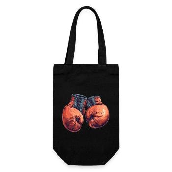 Die Contender-Handschuhe für Champions - Geschenkbeutel für Flaschen - Schwarz - Vorne