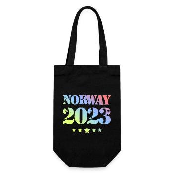 Norway 2023 - Geschenkbeutel für Flaschen - Schwarz - Vorne