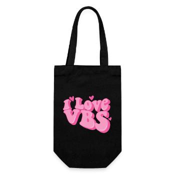 I Love VBS Crew Vacation Bible School Bible - Gift Bag for Bottles - black - Front