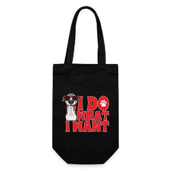 Lévrier italien Greyhound Chiens - Sac à bouteille - noir - Devant