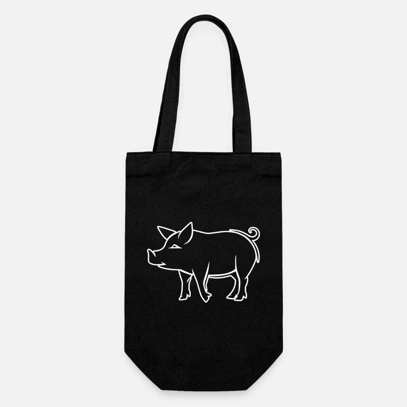 Truie cochonne - Sac à bouteille - noir