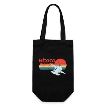 Hammerhai Mexiko - Geschenkbeutel für Flaschen - Schwarz - Vorne