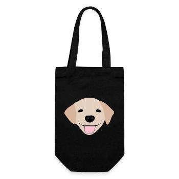 Golden Retriever 2 - Sac à bouteille - noir - Devant