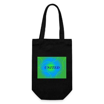 United - Gift Bag for Bottles - black - Front