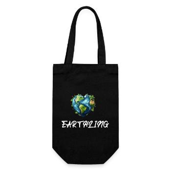 Citoyen terrien du monde - Sac à bouteille - noir - Devant