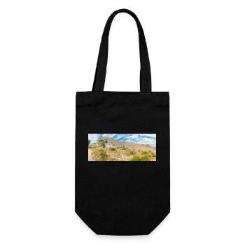 The Wall of Oštrica (Bedem Grebastica) Croatia - Gift Bag for Bottles - black - Front