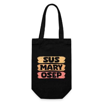 Sus Mary Osep Retro Pinoy Expression For A - Geschenkbeutel für Flaschen - Schwarz - Vorne
