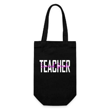Seventh Grade Teacher Gifts For Teachers - Gift Bag for Bottles - black - Front