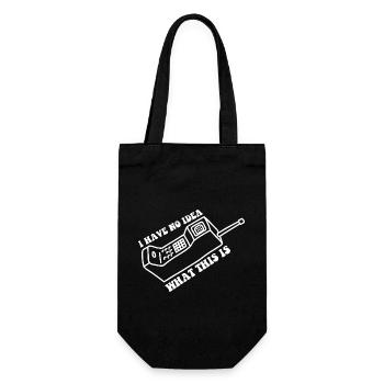 Je n’ai aucune idée de ce que c’est né dans les années 70 80 - Sac à bouteille - noir - Devant