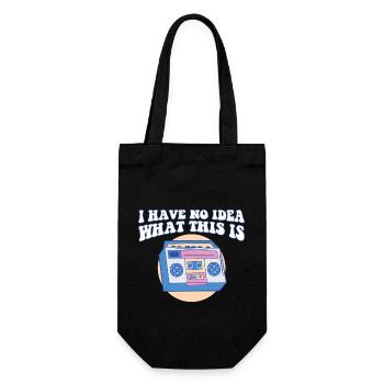 Je n’ai aucune idée de ce que c’est que l’esthétique des années 70 80 - Sac à bouteille - noir - Devant