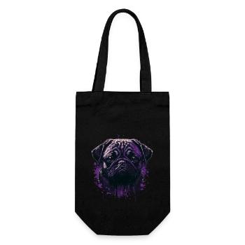 Creepy Pug - Gift Bag for Bottles - black - Front