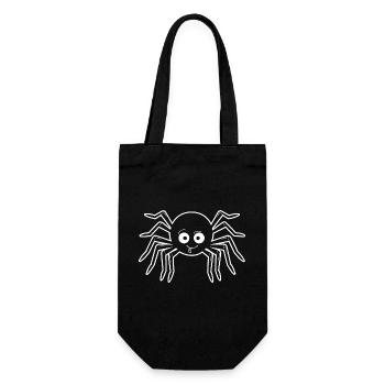 Araignée araignées animaux - Sac à bouteille - noir - Devant
