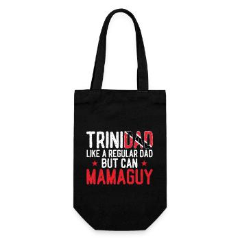 Trinidad and Tobago flag - Gift Bag for Bottles - black - Front