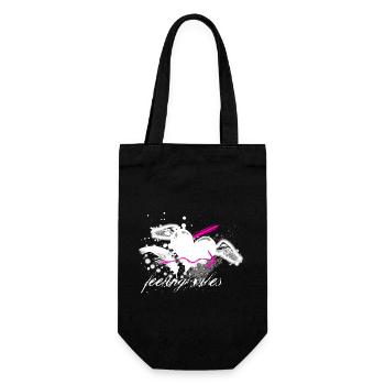 Feeling Vibes - Geschenkbeutel für Flaschen - Schwarz - Vorne